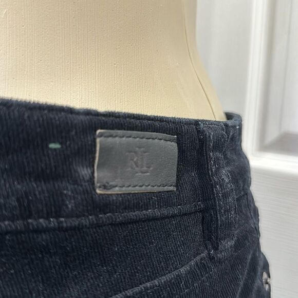 LAUREN RALPH LAUREN CORDUROY PREMIER STRAIGHT-LEG JEANS. - Picture 5 of 7